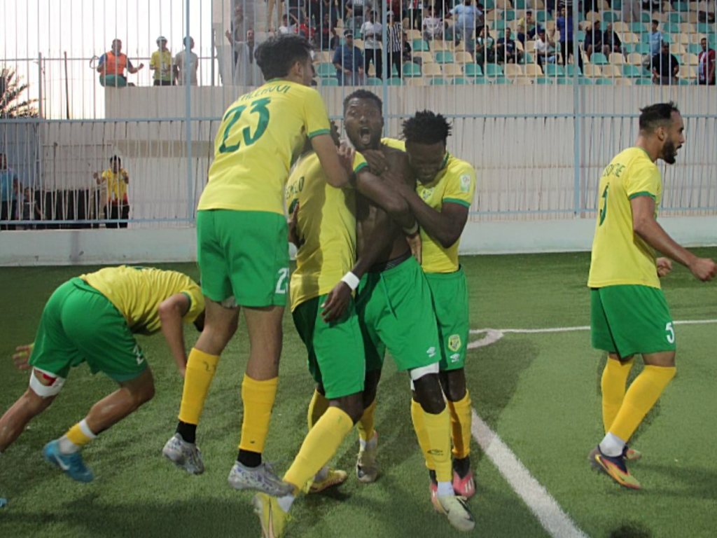 Joie des joueurs de la JSS