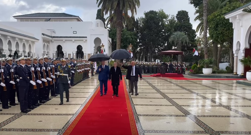 رئيس الجمهورية يستقبل نظيره البيلاروسي