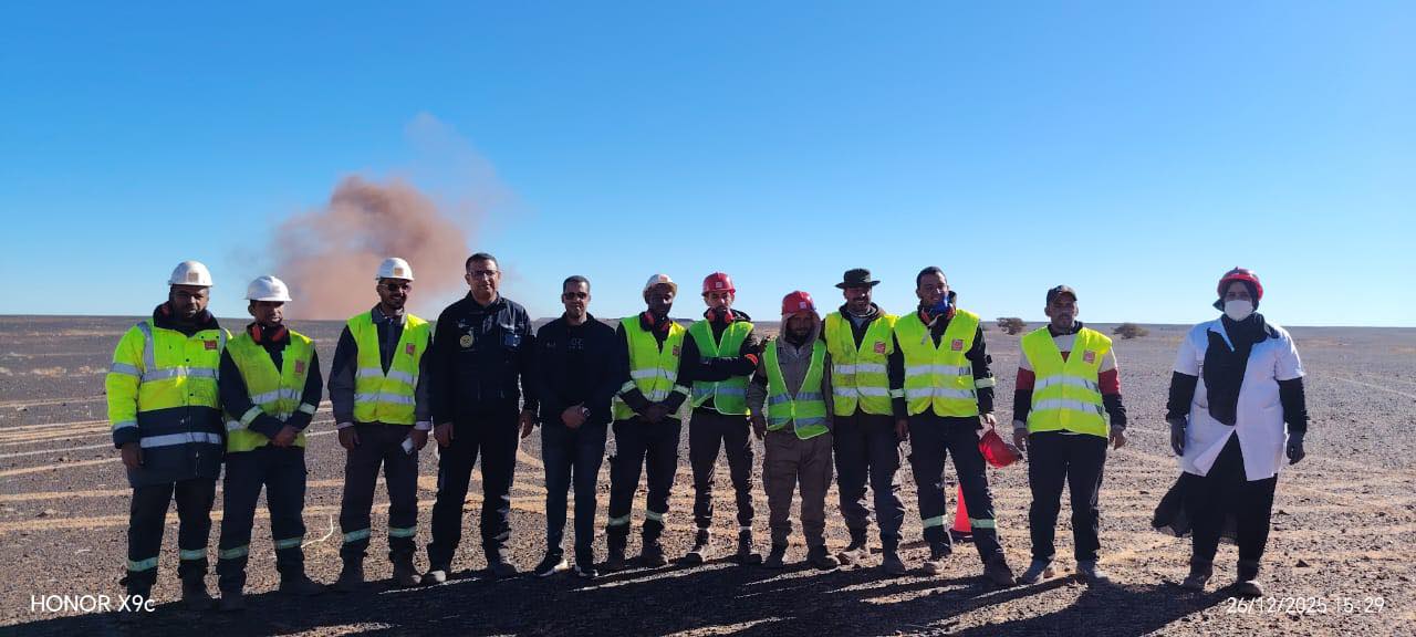 غارا جبيلات: تنفيذ عملية رمي بالمتفجرات لاستخراج خام الحديد