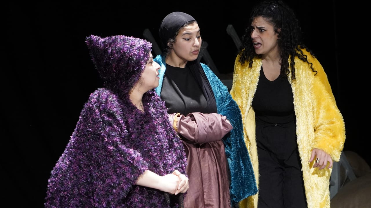 5 نساء وعربة