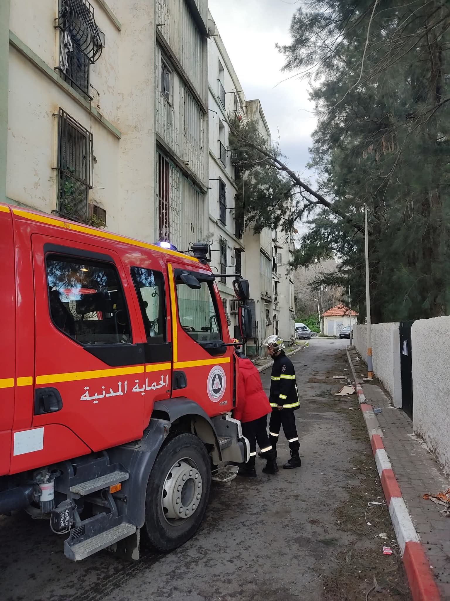 تقلبات جوية: الحماية المدنية تجدد دعوتها للمواطنين بضرورة توخي أقصى درجات  الحيطة والحذر