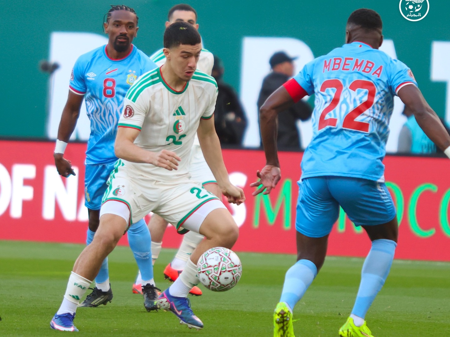 المنتخب الوطني يفوز على الكونغو الديمقراطية ويتأهل إلى الدور ربع النهائي