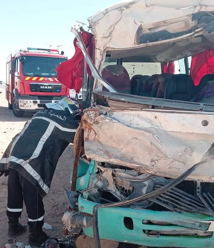 حوادث المرور: وفاة 5 أشخاص وإصابة 189 آخرين خلال الـ 24 ساعة الأخيرة