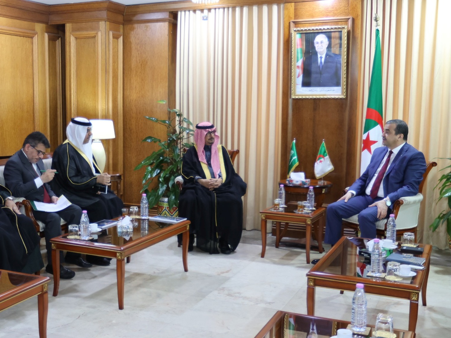 محروقات ومناجم: السيد عرقاب يستقبل الرئيس التنفيذي للشركة السعودية أبونيان  القابضة