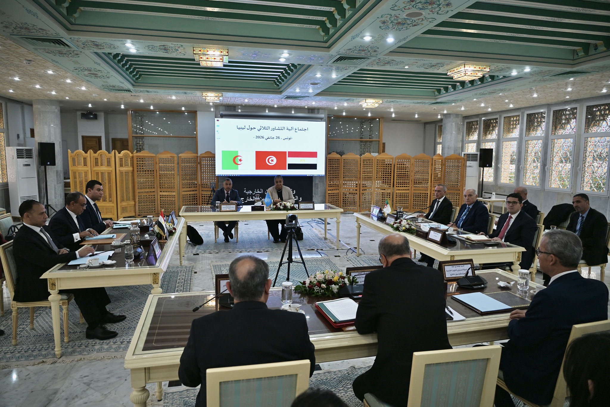 عطاف يشارك بتونس في أشغال الاجتماع الوزاري للآلية الثلاثية لدول جوار  ليبيا