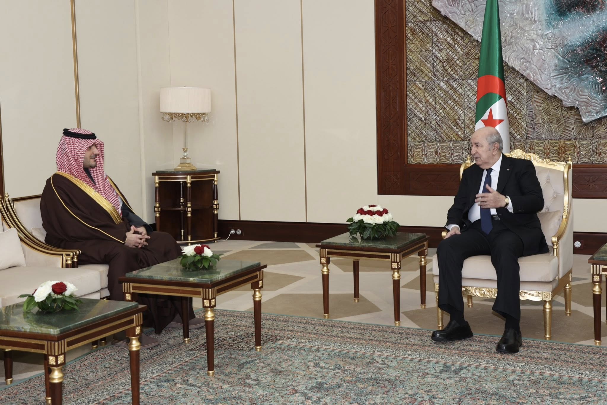 Tebboune-intérieur saoudien