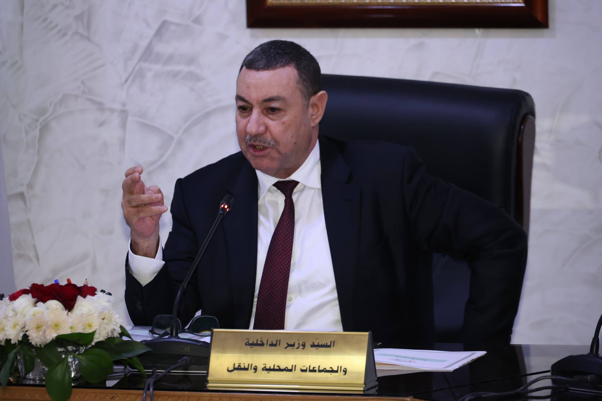 Saïd Sayoud, ministre de l'Intérieur, des Collectivités locales et des Transports