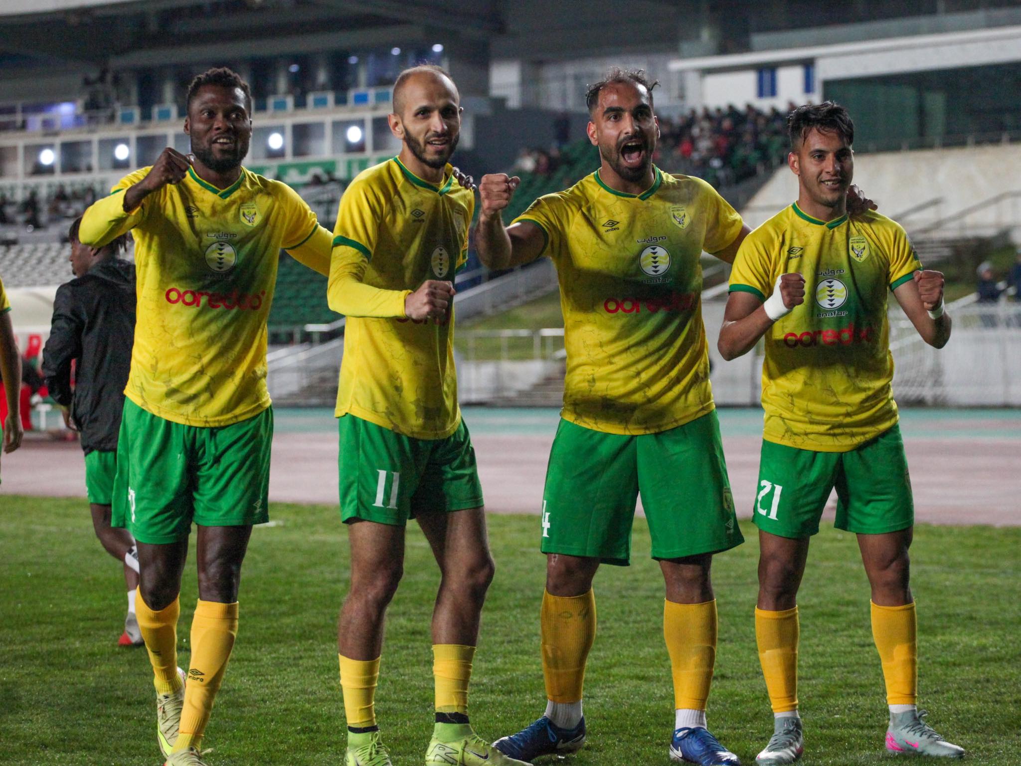 Joie des joueurs de la JSS