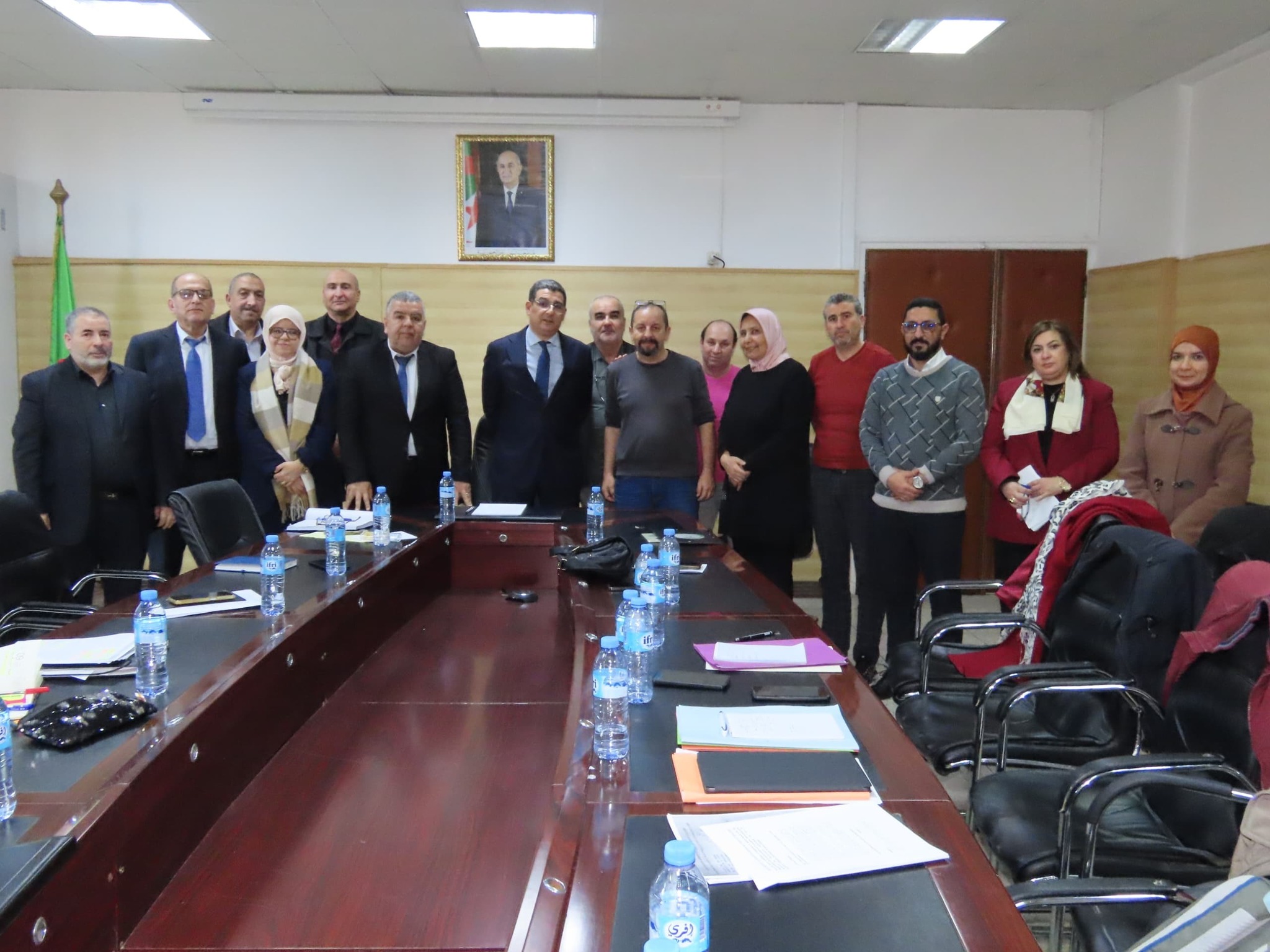 لقاء الوزير مع النقابة