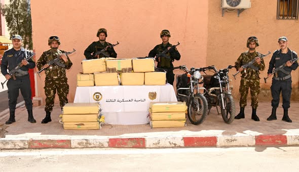 بشار : إحباط محاولة إدخال أزيد من 10 قناطير من الكيف المعالج قادمة من المغرب 