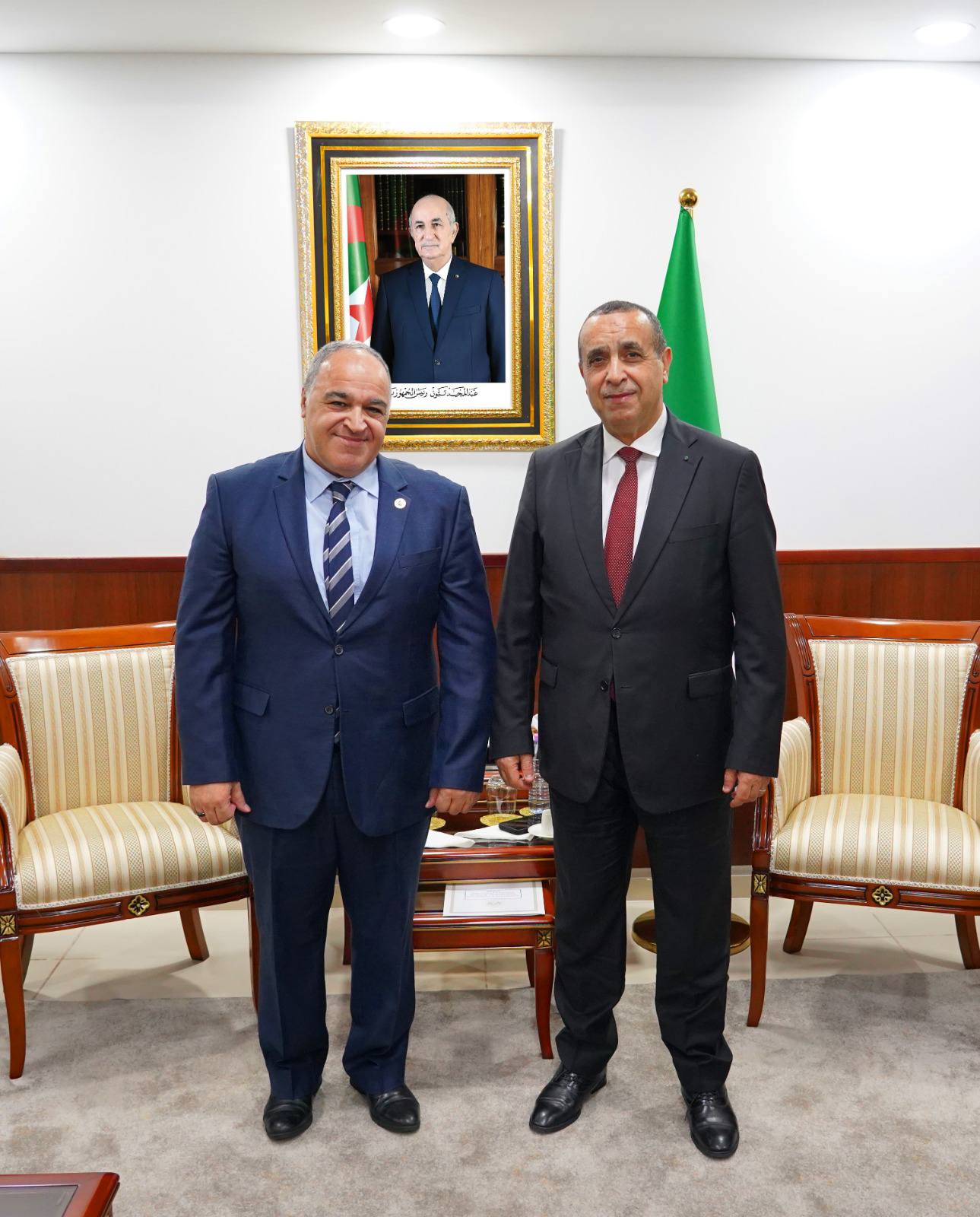 عجال يستقبل الأمين العام لمنظمة الدول الافريقية المنتجة للنفط