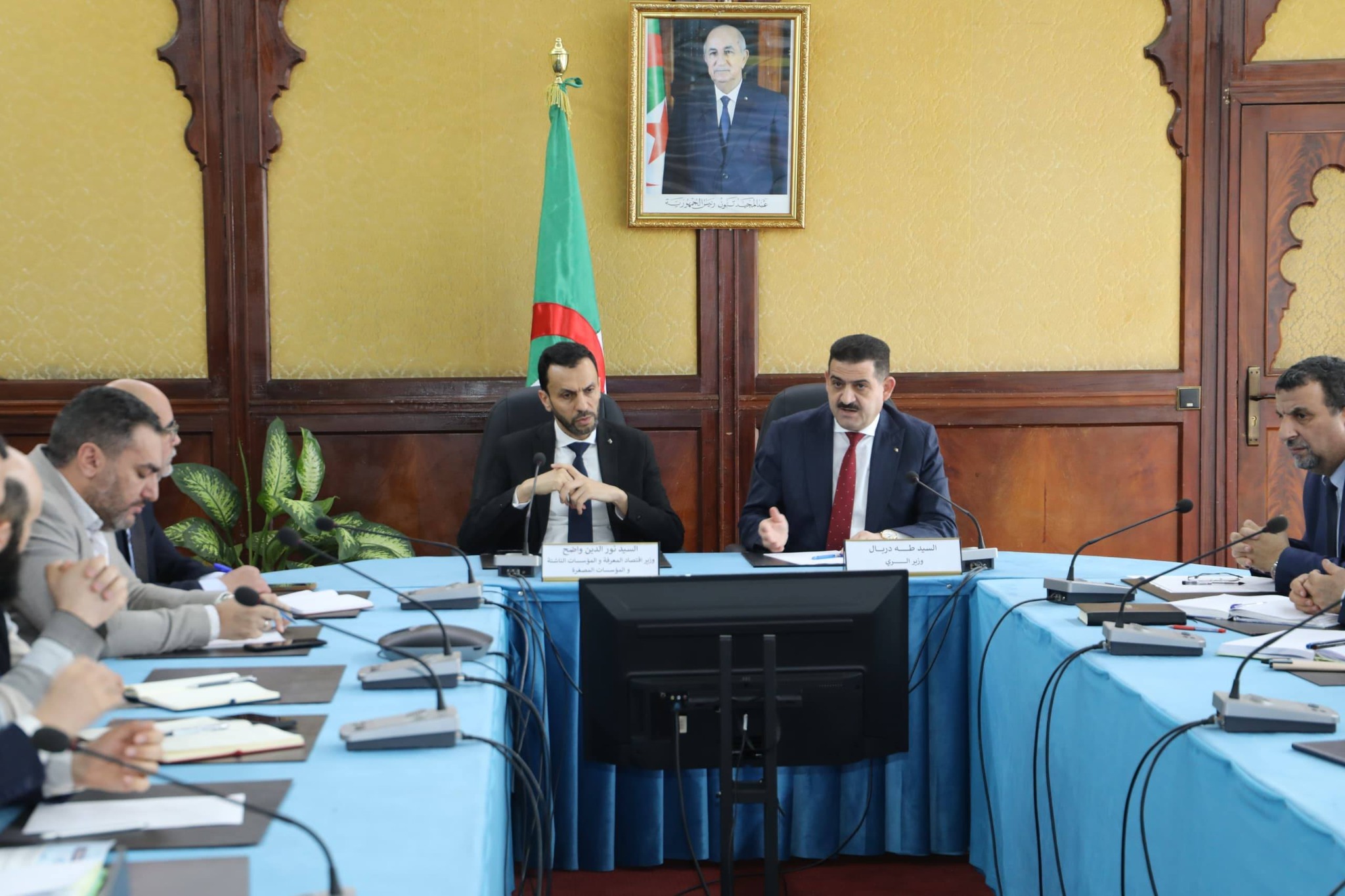 بحث آفاق إشراك المؤسسات الناشئة والمصغرة في قطاع الري