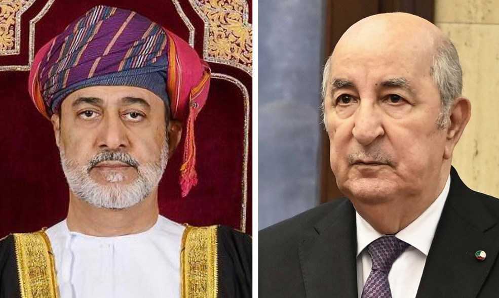 رئيس الجمهورية يتلقى تهاني جلالة سلطان عمان بمناسبة حلول عيد الفطر المبارك