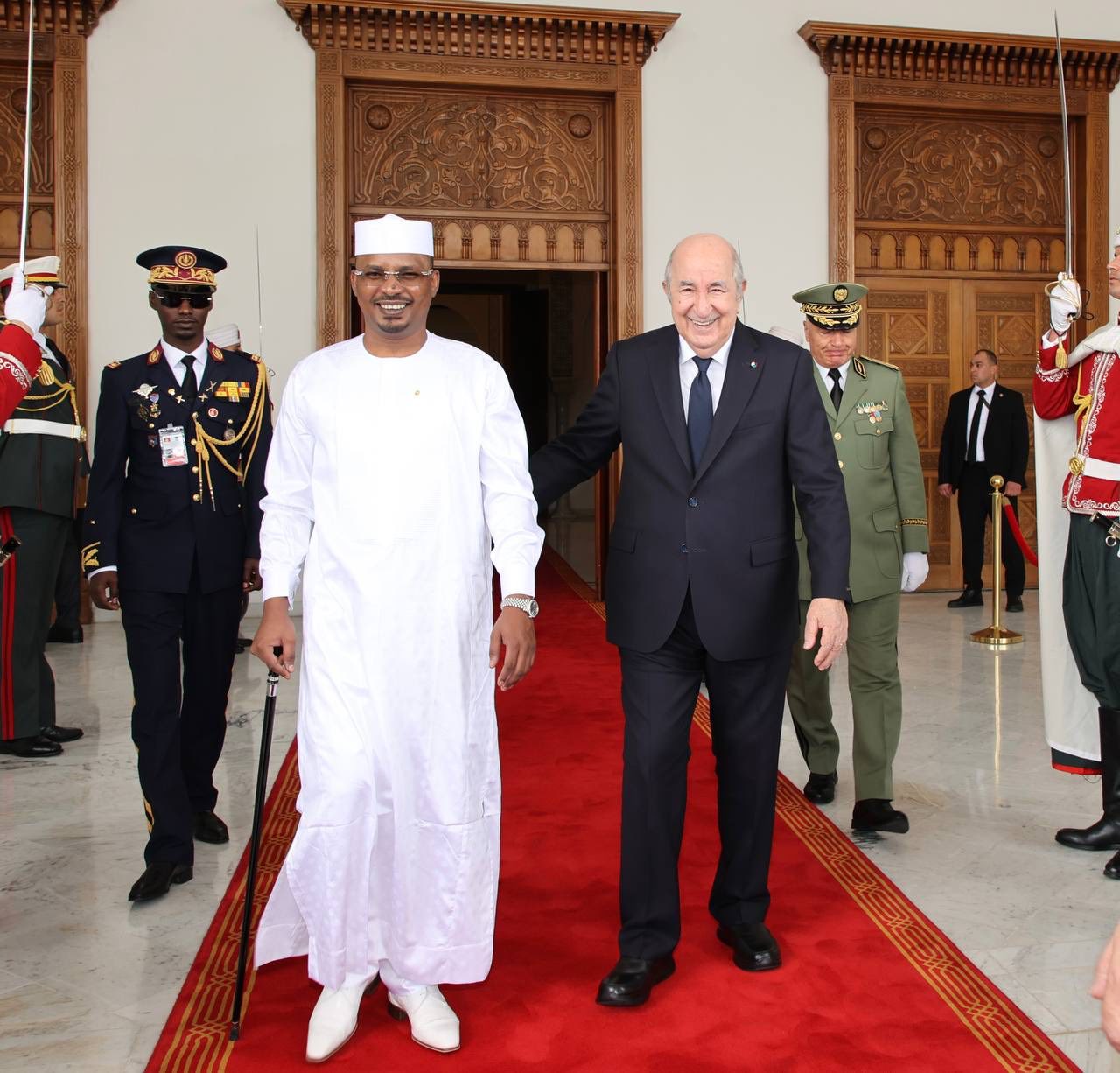 رئيس الجمهورية يستقبل نظيره التشادي