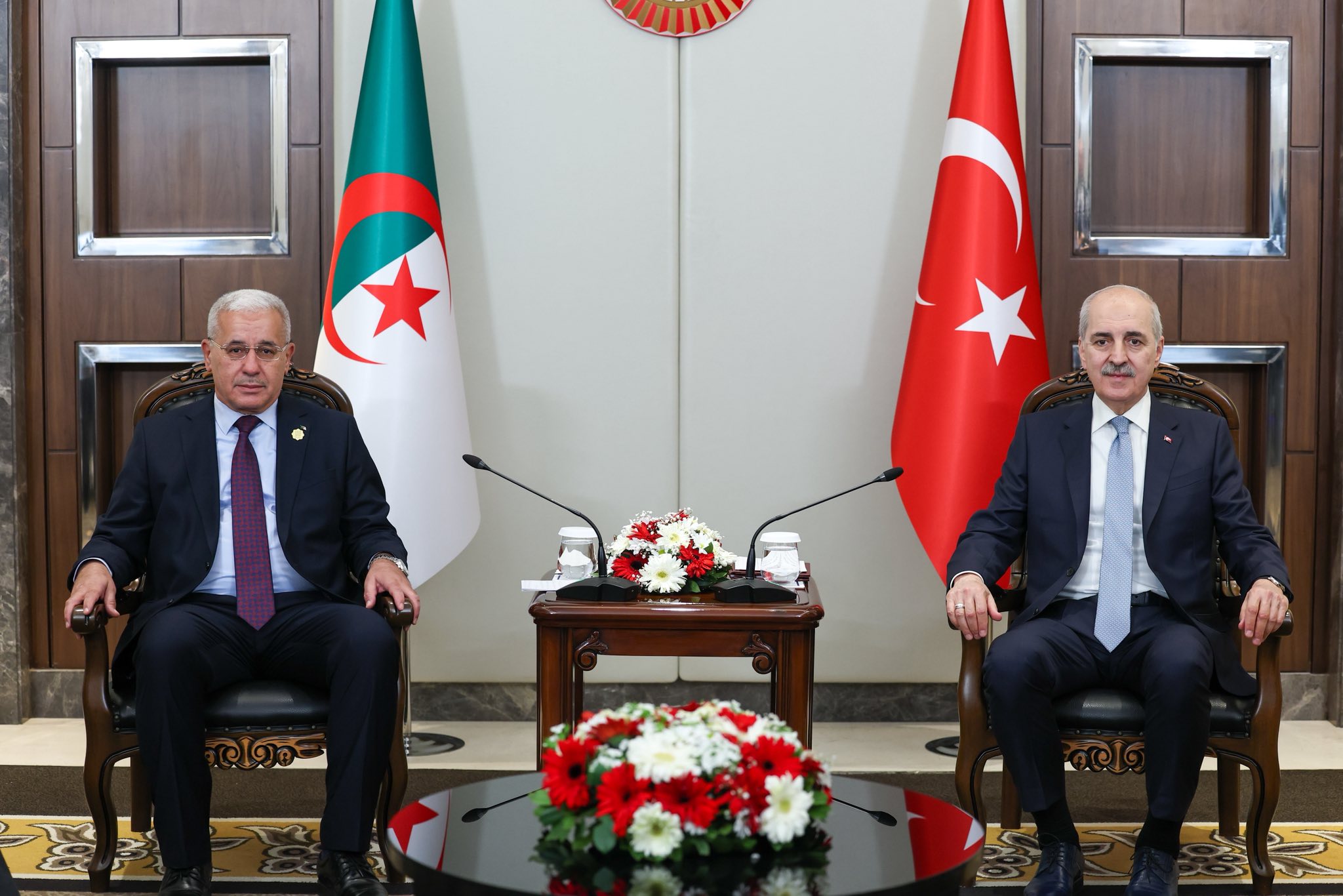 Boughali reçu à Istanbul par le président de la Grande Assemblée nationale de Turquie