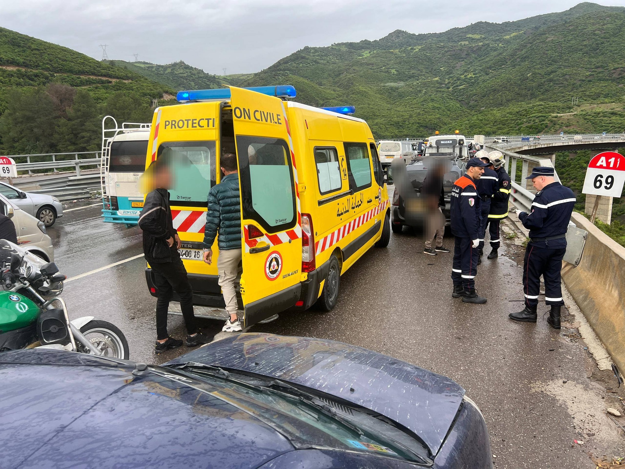 حوادث المرور، حصيلة الاسبوع