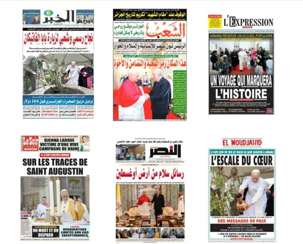 زيارة البابا ليون الصحافة الوطنية