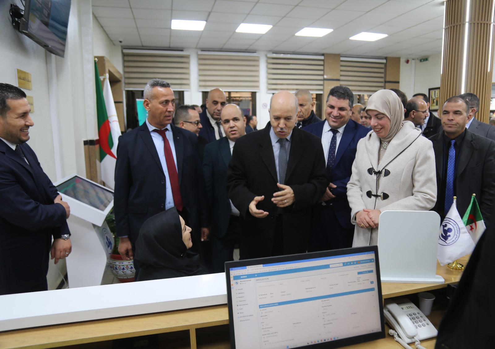 زيارة لوكالات الضمان الاجتماعي و صندوق التقاعد بالعاصمة