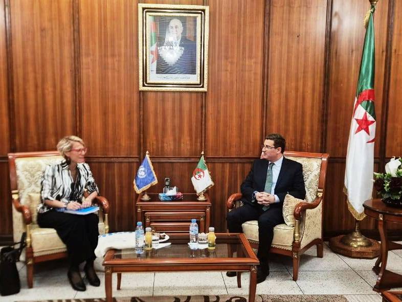 آيت مسعودان يستقبل وفدا عن مكتب منظمة الأمم المتحدة للطفولة