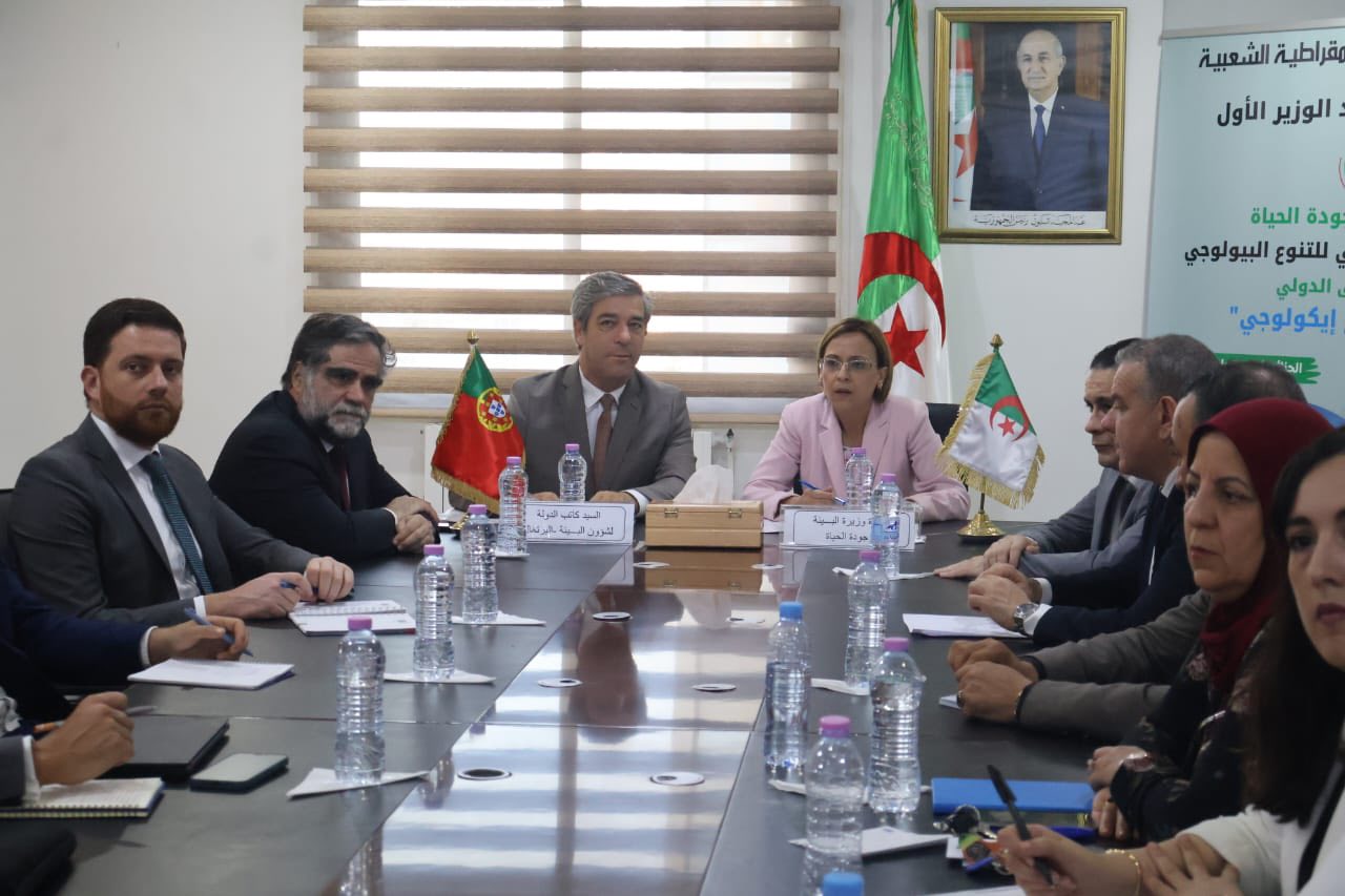 كريكو تستقبل نظيرتها الموريتانية وكاتب الدولة البرتغالي لشؤون البيئة