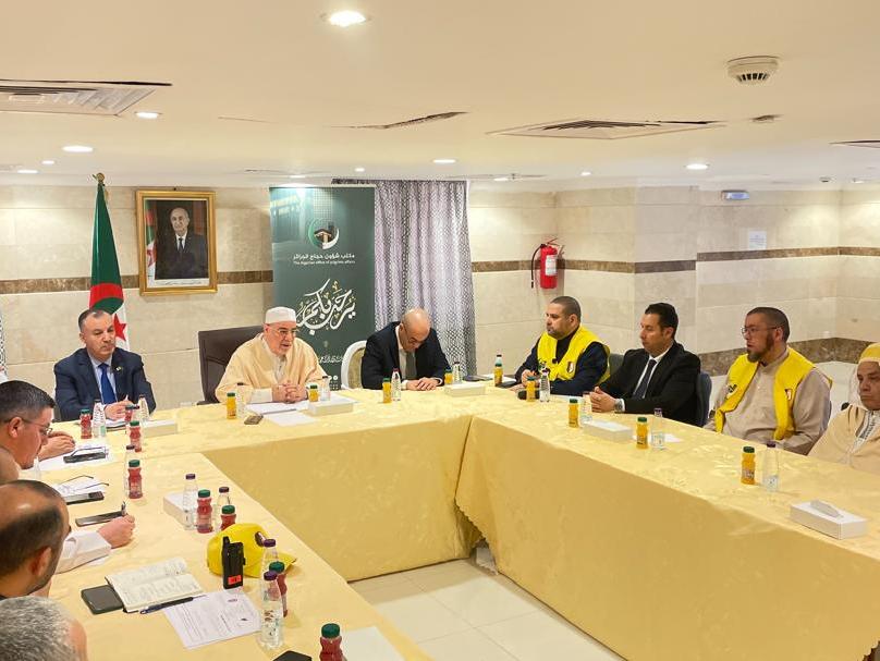يوسف بلمهدي يقف على سير مختلف اللجان المسخّرة لخدمة الحجاج الجزائريين