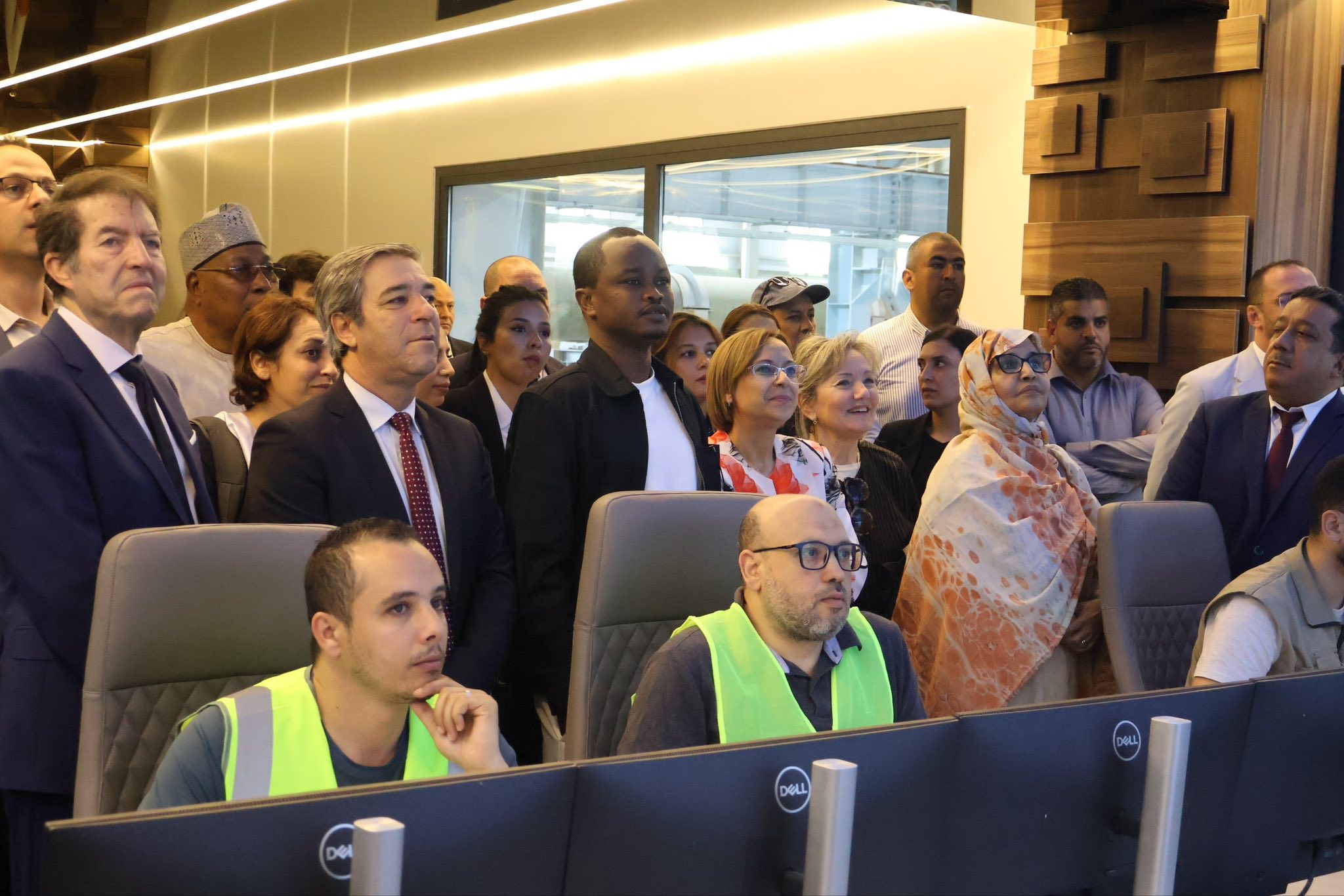 Krikou accompagne ses homologues mauritanienne et tchadien en visite à l’usine de dessalement d’eau de mer de Fouka   