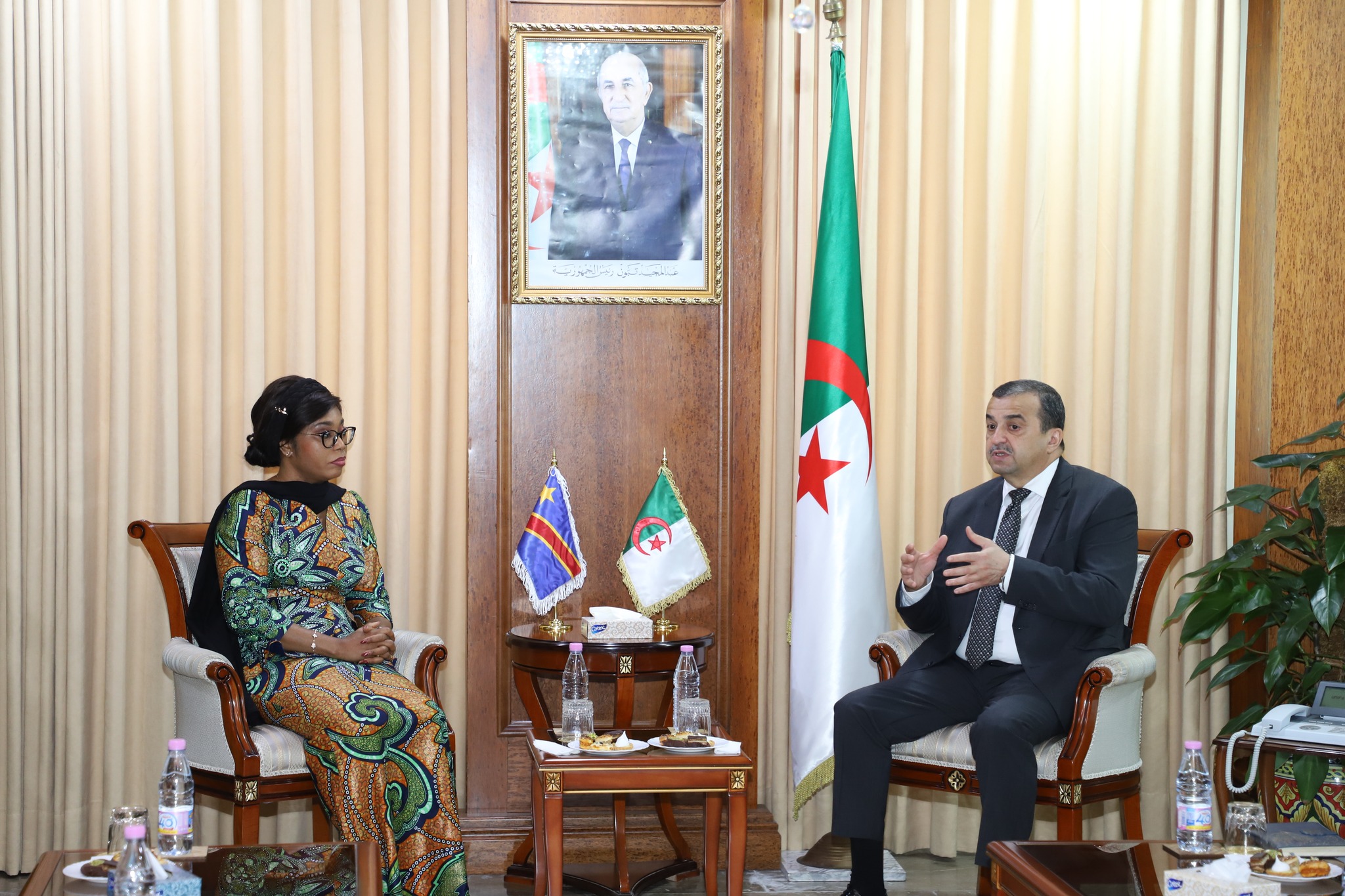 Arkab examine avec son homologue congolaise les moyens de renforcer la coopération bilatérale