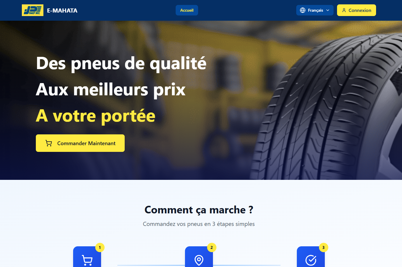 Naftal lance une plateforme numérique pour l'acquisition de pneumatiques