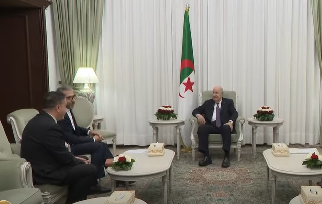رئيس الجمهورية يستقبل سفير الجمهورية الإسلامية الإيرانية بالجزائر