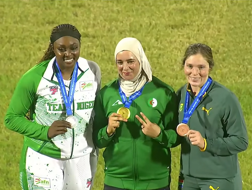 Zahra Tatar offre à l'Algérie sa première médaille d'or à Accra