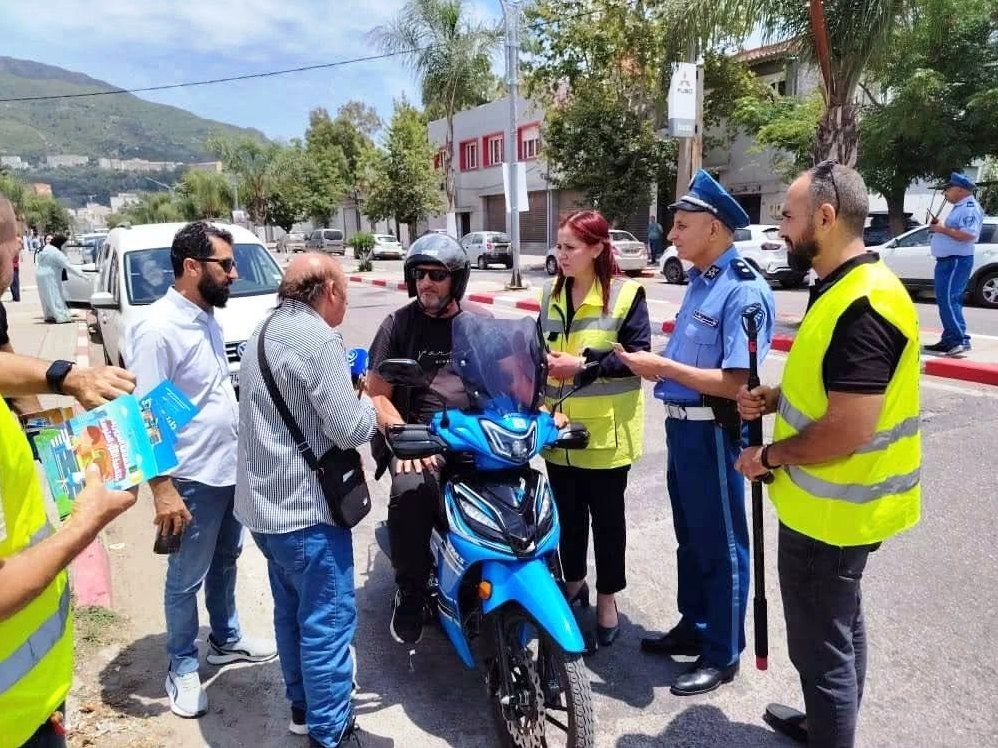 المندوبية الوطنية للأمن في الطرق تواصل الحملات التحسيسية
