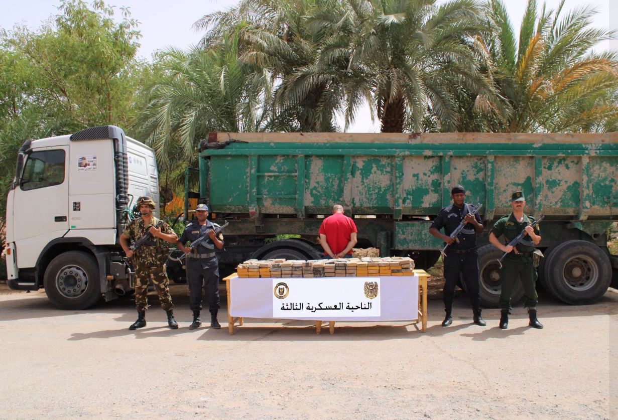 /محاربة الجريمة المنظمة العابرة للحدود / ضبط 270.65 كلغ من الكوكايين