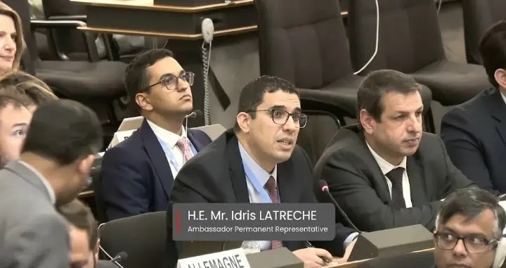 Idris Latreche, représentant permanent de l'Algérie auprès de l'Office des Nations unies à Genève