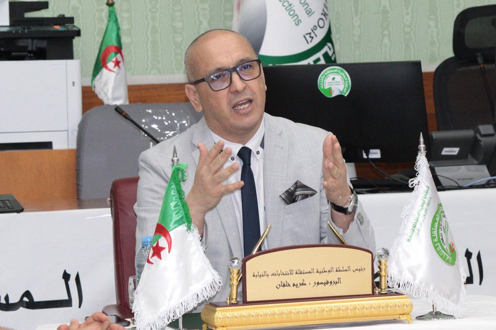 Karim Khelfane, président par intérim de l'ANIE