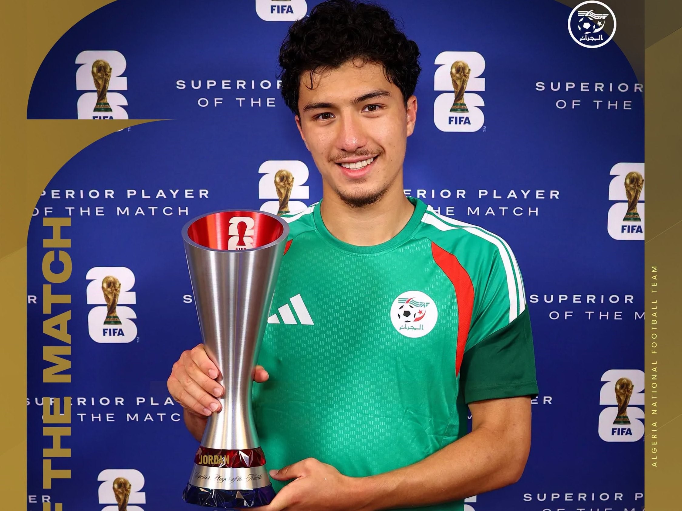 مونديال-2026 : ابراهيم مازة أفضل لاعب في مواجهة الجزائر والأردن