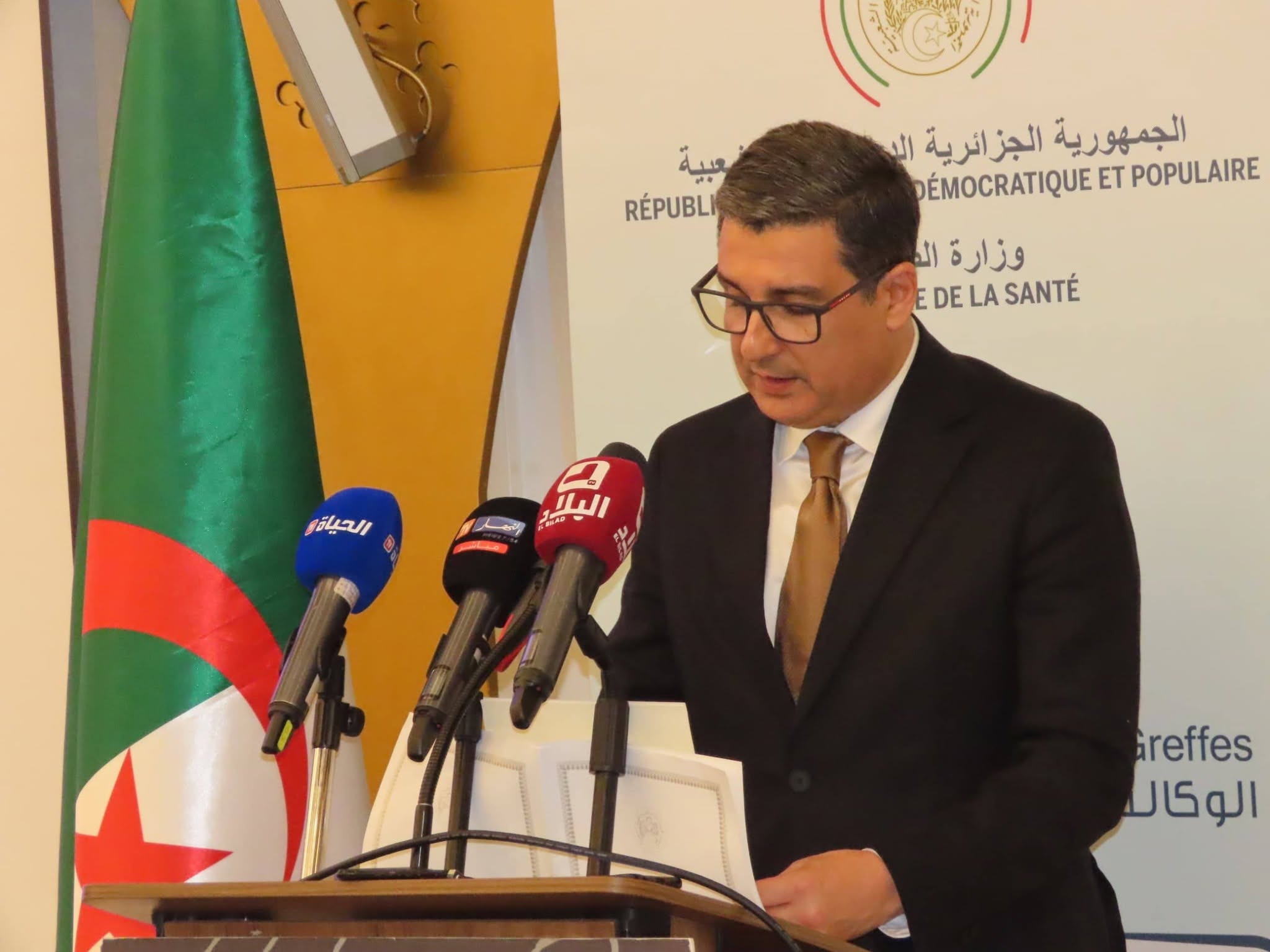 Mohamed Seddik Ait Messaoudene, ministre de la Santé