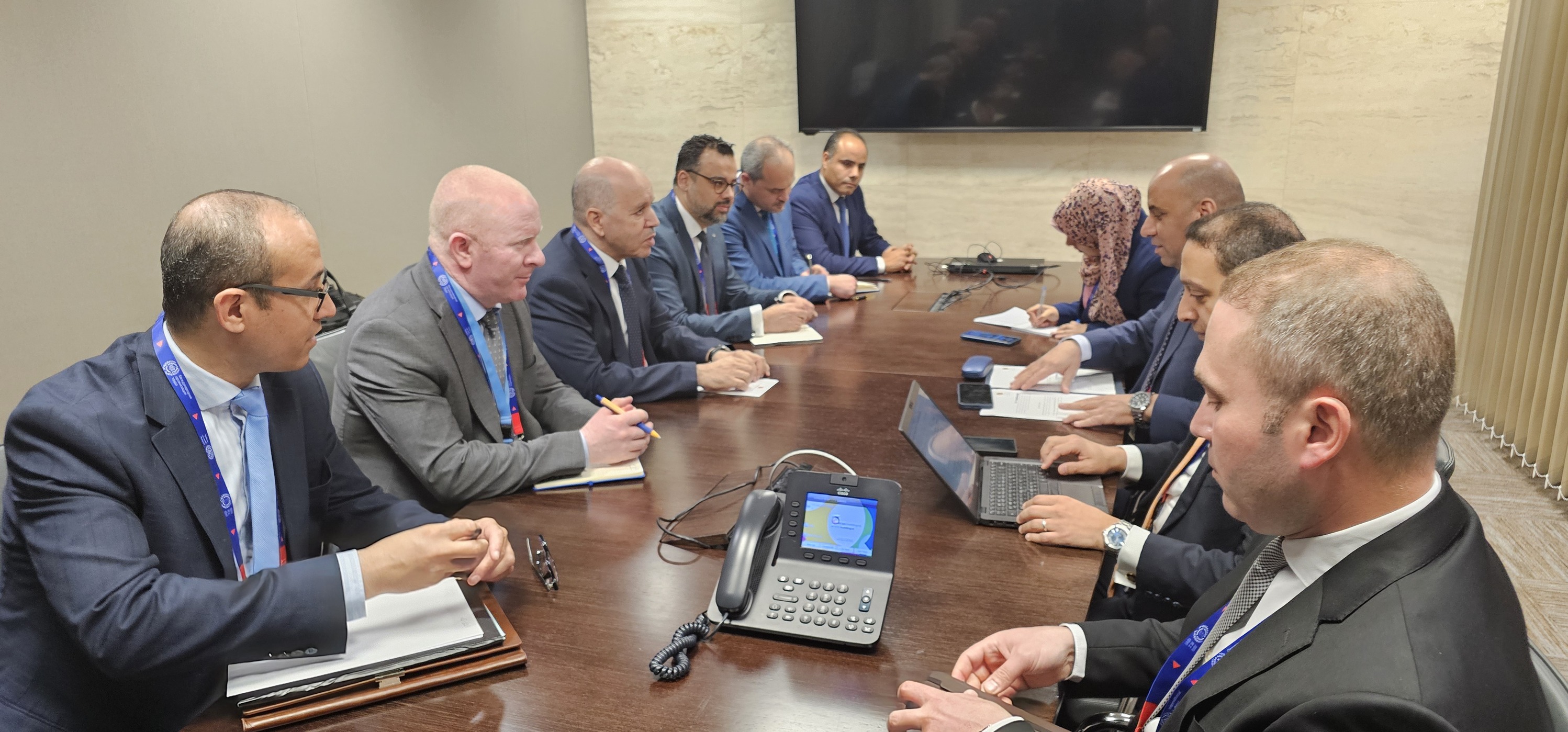 الدورة 114 لمؤتمر العمل الدولي: السيد سايحي يبحث مع نظيره المصري سبل تعزيز  الشراكة الثنائية