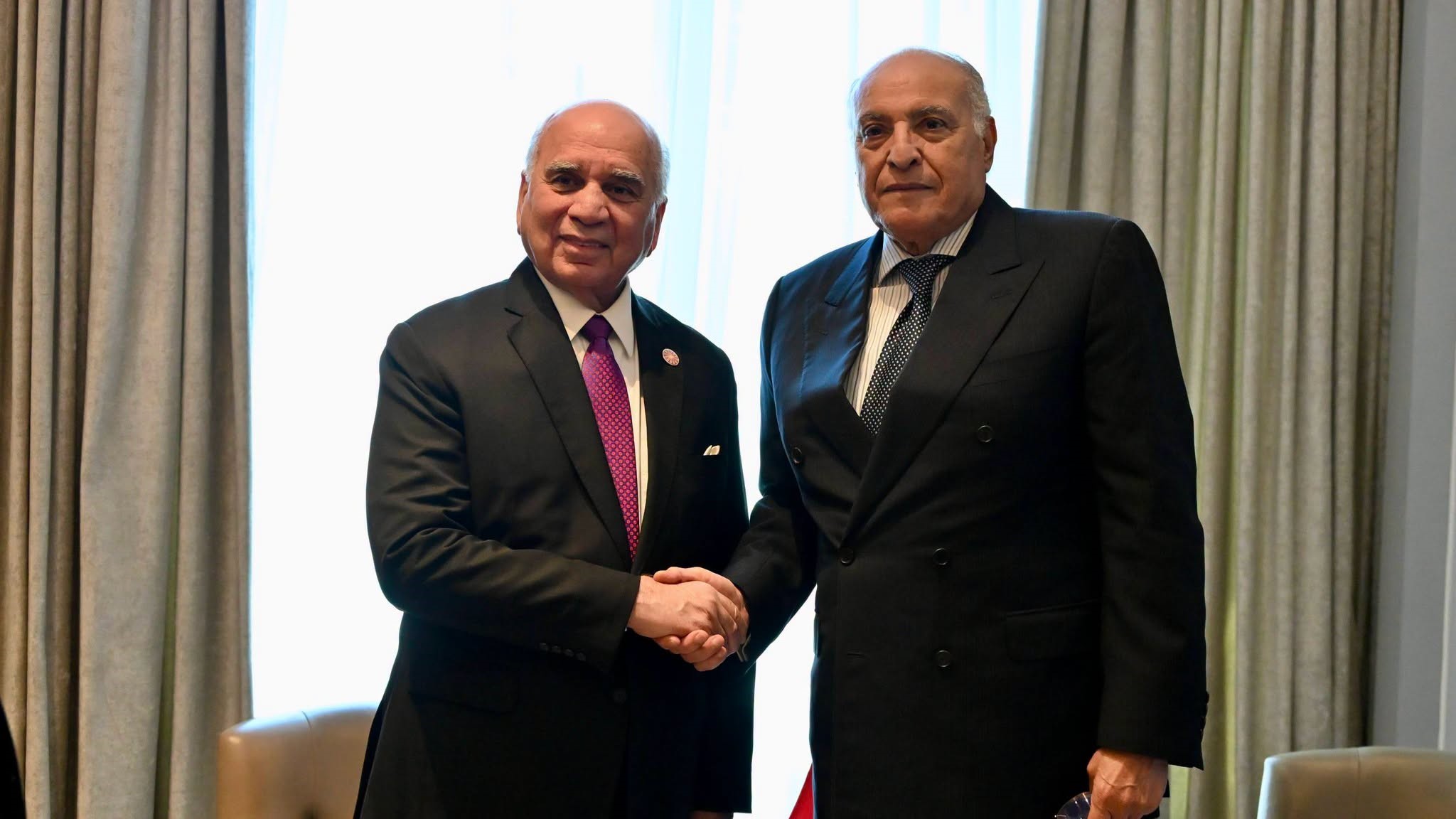 السيد عطاف يجري بالعاصمة الأردنية عمان محادثات مع نظيره العراقي