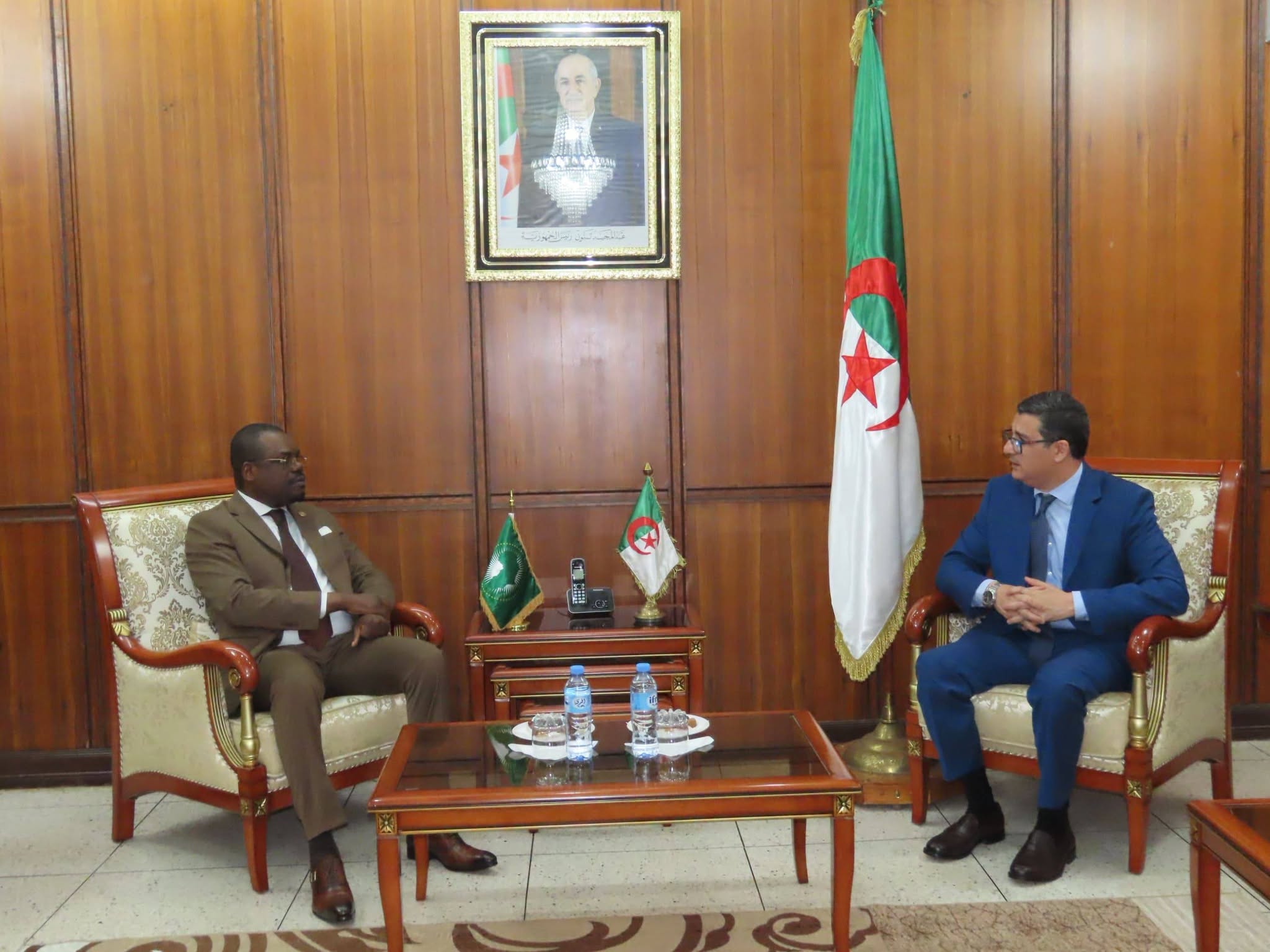 السيد آيت مسعودان يستقبل المدير العام للمركز الإفريقي لمكافحة الأمراض والوقاية منها