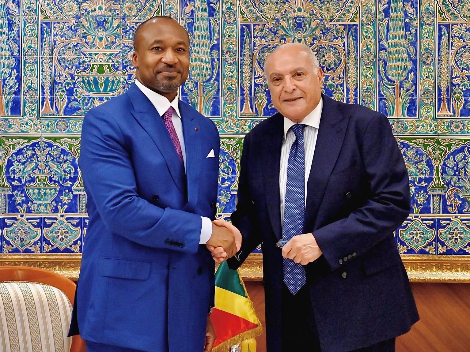 Attaf reçoit le ministre de la Coopération internationale de la République du Congo
