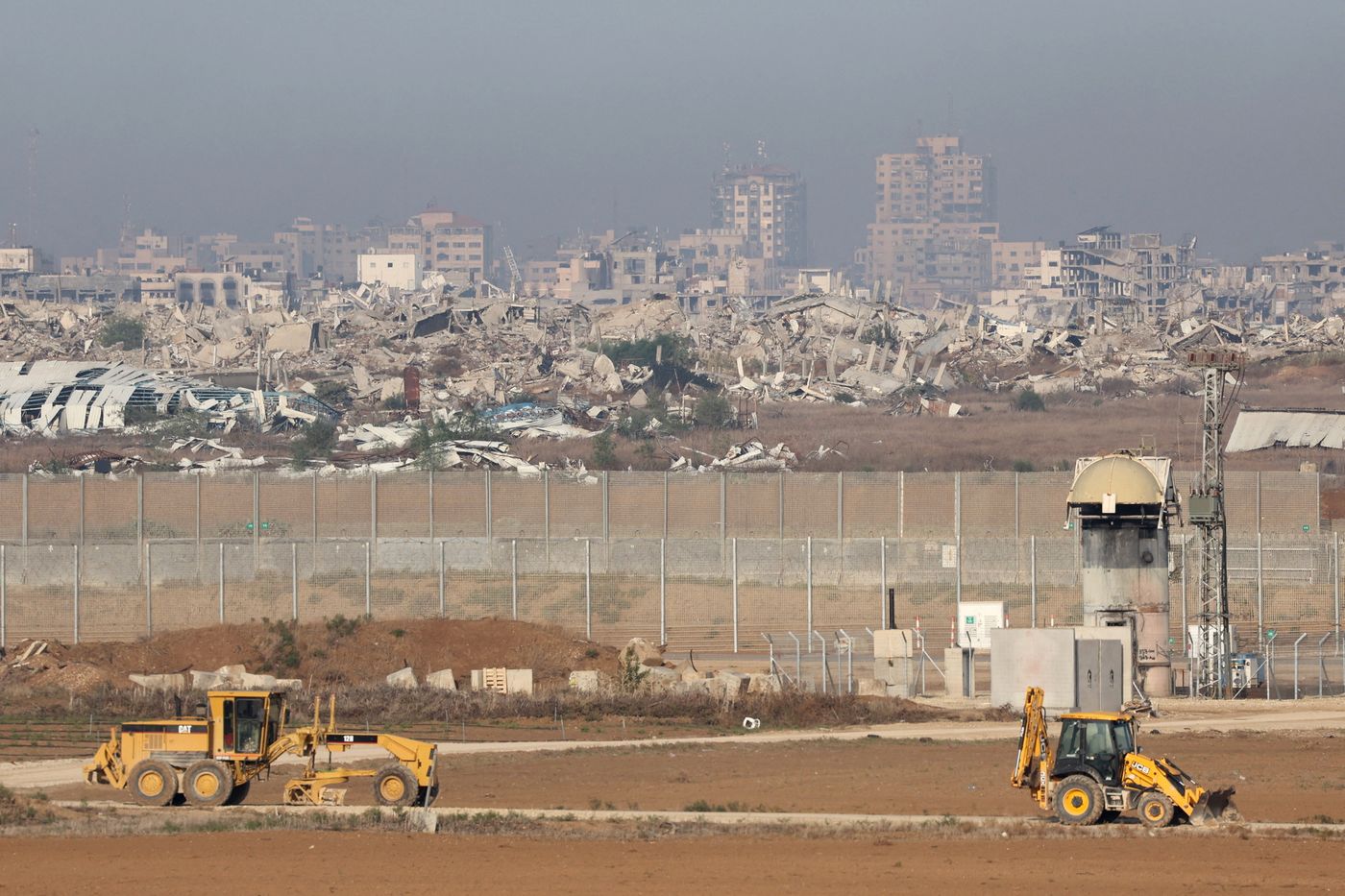 L'entité sioniste construit une barrière de plusieurs kilomètres de long pour diviser la bande de Ghaza