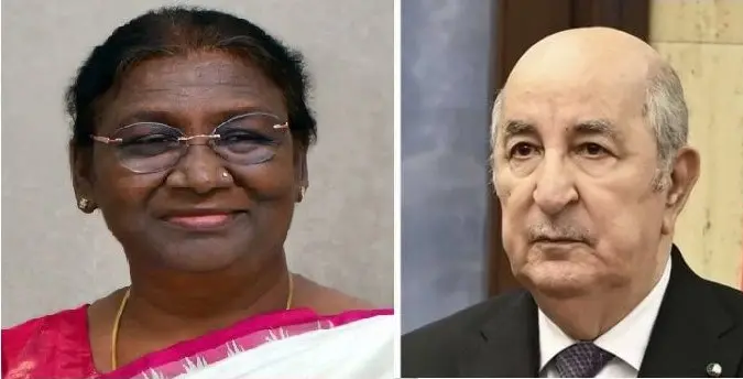 الجزائر الهند تهاني
