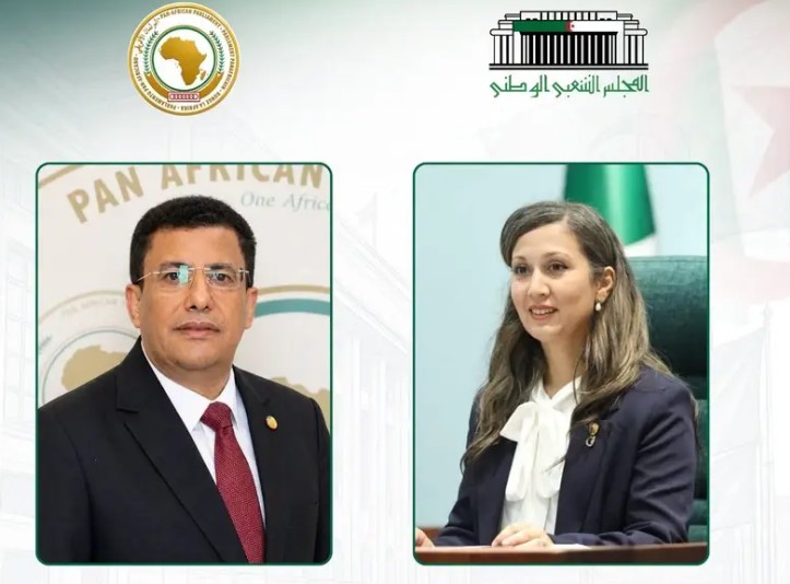 رئيس البرلمان الإفريقي يهنئ السيدة خليدة بوفدش بمناسبة انتخابها رئيسة  للمجلس الشعبي الوطني