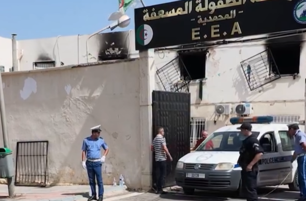 حريق مؤسسة الطفولة المسعفة بالمحمدية