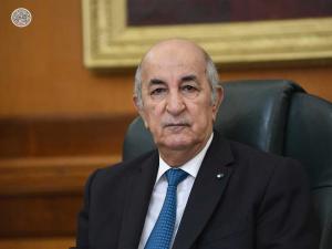 Le président de la République, M. Abdelmadjid Tebboune
