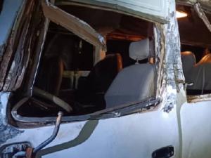 Camion accident nuit