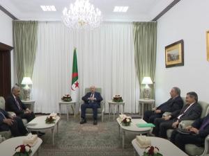 رئيس الجمهورية يستقبل رئيس مجموعة البنك الإفريقي للتنمية