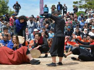 جانب من أحد عروض فن الحلقة 