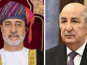 رئيس الجمهورية يتلقى تهاني جلالة سلطان عمان بمناسبة حلول عيد الفطر المبارك