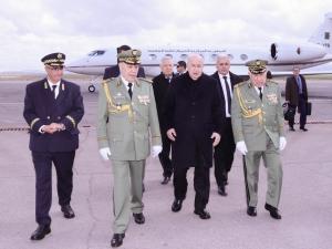 رئيس الجمهورية يصل إلى باتنة للإشراف على المراسم الجنائزية لرئيس الجمهورية  الأسبق اليامين زروال